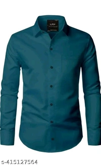 LRK- Premium quality cotton casual, formal, party wear, full sleeve, plain shirt for menName: LRK- Premium quality cotton casual, formal, party wear, full sleeve, plain shirt for menFabric: Cotton BlendSleeve Length: Long SleevesPattern: SolidNet Quantity (N): 1Sizes:M (Chest Size: 40 in, Length Size: 29.5 in) L (Chest Size: 42 in, Length Size: 30 in) XL (Chest Size: 44 in, Length 