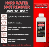UNIESHINE 1L Hard Water Spot Remover | Glass & Chrome