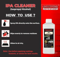 UNIESHINE 1L IPA | Isopropyl Alcohol for Car Detailing