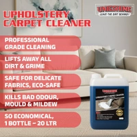 UNIESHINE Upholstery & Carpet Cleaner 5L Concentrate | Makes Up to 100L Solution | Car Interior, Sofa & Carpet Cleaner | Deep Stain Removal | Multi-Surface Fabric Cleaning with Fresh Fragrance