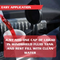 UNIESHINE Car Windshield Washer Concentrate 150ML x 2 | Windshield Wash Fluid & Glass Cleaner | 15ML per Tank | Streak-Free Wiper Liquid for Crystal Clear Visibility | Pack of 2
