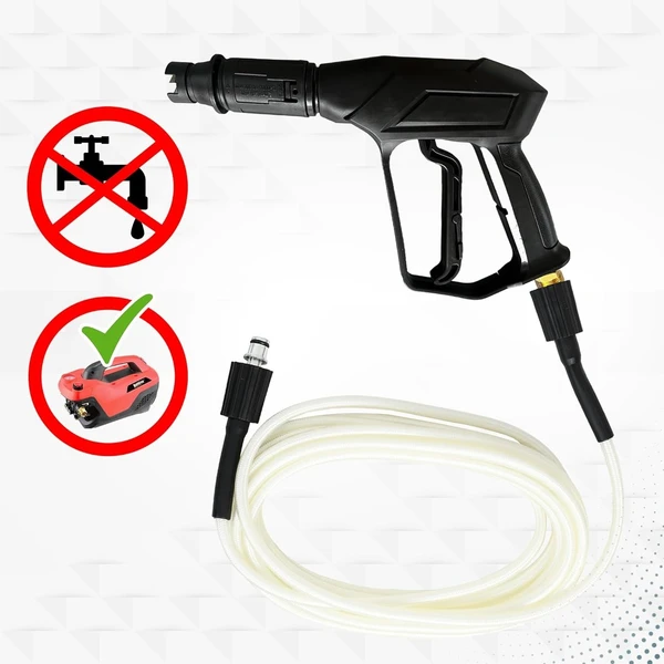 UNIESHINE Shakti Black High Pressure Washer Gun for Pressure washers Suitable for STARQ, VANTRO, AIMEX, GAOCHENG, AGARO, Shakti, BTALI | Brass Adepters - Black