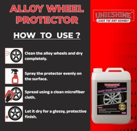 UNIESHINE Alloy Wheel Protector 5L | Protective Coating for Alloy Wheels | Enhances Shine, Scratch Resistance & Surface Durability | Long-Lasting Wheel Protection Shield | Not a Wheel Cleaner