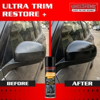 UNIESHINE Ultra Trim Restore+ 500ML – Plastic & Rubber Restorer for Car and Bike Trim | Dashboard Polish with UV Protection, Non-Greasy Long-Lasting Shine