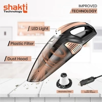 SHAKTI TECHNOLOGY Shakti Technology Sweep High Power Auto Car Vacuum Cleaner for Deep Cleaning, Hand Held Portable Cars Vacuum for Car Cleaning with DC 12V, 140W Vacuum Motor & 5000 PA Powerful Suction