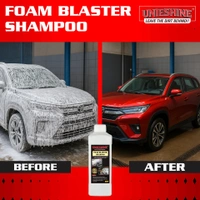 UNIESHINE 1L Foam Wash Car Shampoo – High Foam Snow Foam for Foam Cannon (70ml per 1L Mix) | Streak-Free Car Cleaning