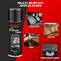 UNIESHINE Car Interior Foam Cleaner 500ml – Multi-Surface Upholstery & Leather Cleaner for Car Seats, Dashboard, Roof Lining & Sofa | Deep Cleaning Stain & Odor Remover