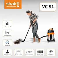 SHAKTI TECHNOLOGY Shakti Technology VC-91 25 L Electric Wet and Dry Vacuum Cleaner