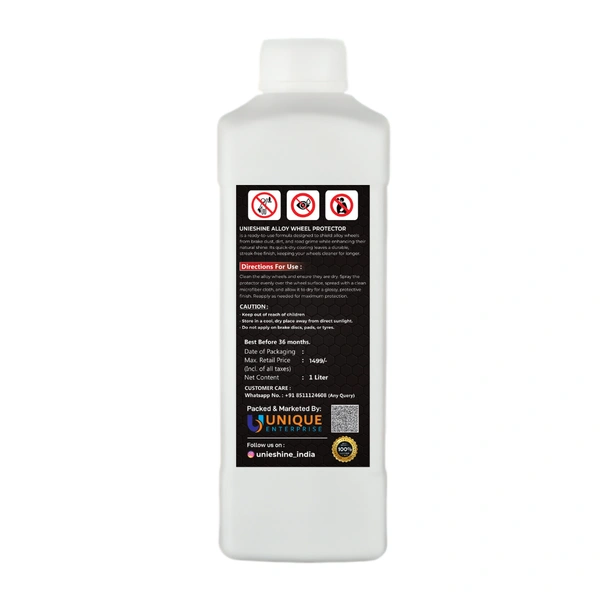 UNIESHINE 1L Alloy Wheel Protector | Alloy Protection