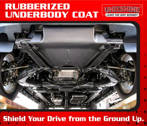 UNIESHINE 1L Rubberized Underbody Coating | Anti Rust