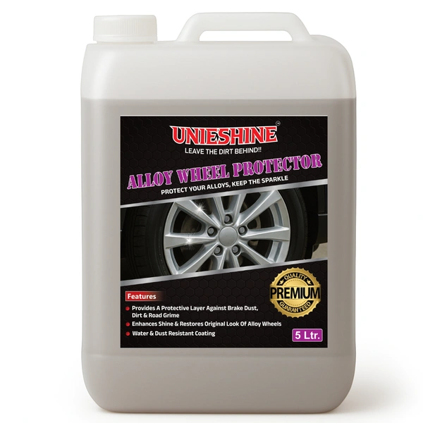 UNIESHINE Alloy Wheel Protector 5L | Protective Coating for Alloy Wheels | Enhances Shine, Scratch Resistance & Surface Durability | Long-Lasting Wheel Protection Shield | Not a Wheel Cleaner