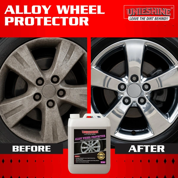 UNIESHINE Alloy Wheel Protector 5L | Protective Coating for Alloy Wheels | Enhances Shine, Scratch Resistance & Surface Durability | Long-Lasting Wheel Protection Shield | Not a Wheel Cleaner