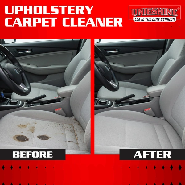 UNIESHINE Upholstery Carpet Cleaner 500ML Multipurpose Sofa Fabric Carpet Seat Spray Stain Odor Remover for Home Car Couch Office Chairs Mattresses Interiors