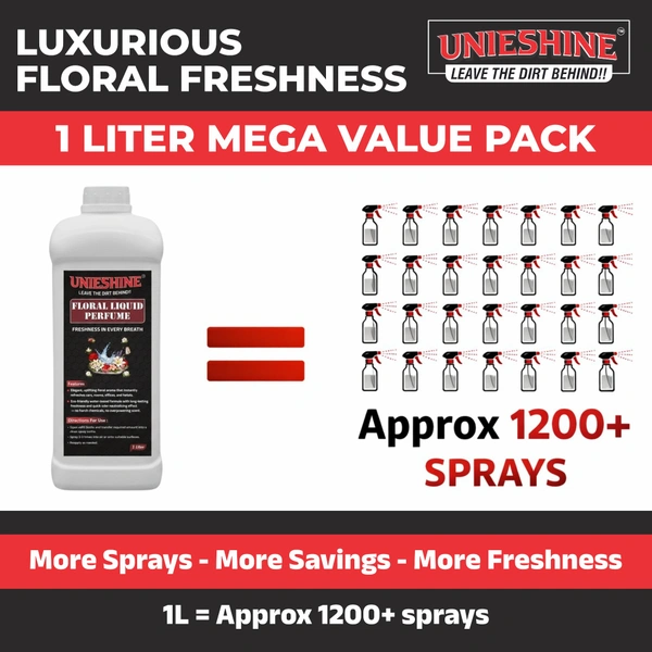 UNIESHINE 1L Floral Air Fragrance | Long Lasting Freshener