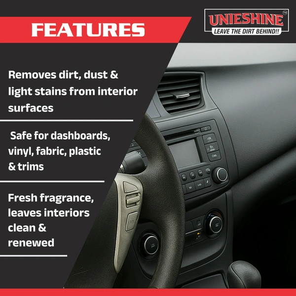 UNIESHINE PLVR Car Interior Cleaner 500ml for Dashboard