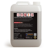 UNIESHINE Hard Water Spot Remover 5L | Limescale & Mineral Stain Remover | Descaler for Car Glass, Chrome, Tiles & Mirrors | Bathroom & Kitchen Tap Cleaner | Restores Shine & Clarity