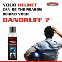 UNIESHINE Helmet & Jacket Cleaner Foam Spray 150ML with Microfiber Cloth | Quick-Dry No-Rinse Riding Gear Cleaner | Removes Dirt, Sweat & Odor | Safe for All Helmet & Jacket Materials