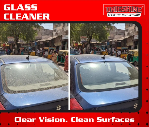 UNIESHINE Concentrated Glass & Surface Cleaner 5L | Makes 50 Litres | Streak-Free Window & Mirror Cleaning Solution | Removes Oily Soil & Finger Marks | Multi-Surface Cleaner Liquid