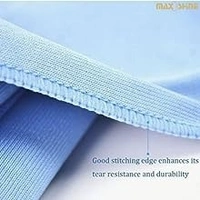 UNIESHINE Glass Cleaning Microfiber Cloths - Pack of 3, Lint-Free Streak-Free Shine - 40X40 CM, Java