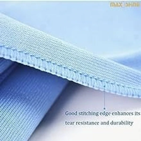 UNIESHINE Glass Cleaning Microfiber Cloths - Pack of 3, Lint-Free Streak-Free Shine - 40X40 CM, Java