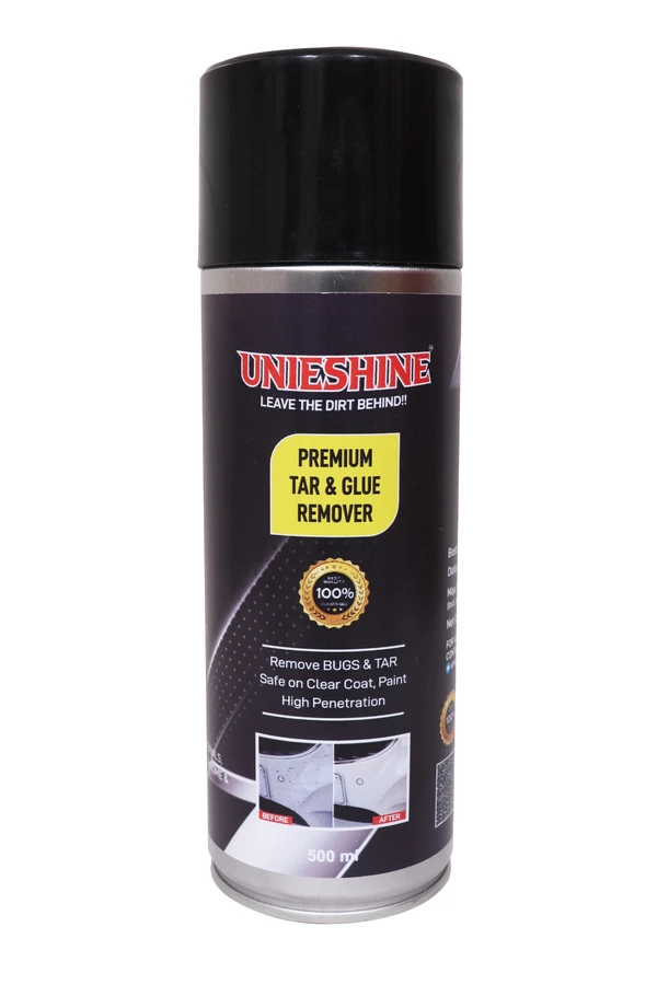 UNIESHINE Tar, Glue, and Bug Remover | Effective Cleaning Solution (500ML)