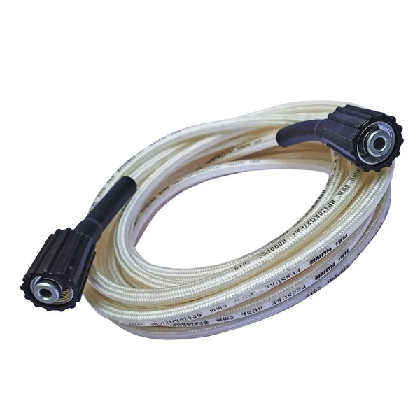 UNIESHINE White High Pressure Washer Hose Pipe 8 Meter Cord Car Washer Water Cleaning Water Hose for Pressure Washer - 8MTR