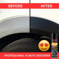 UNIESHINE Ultra Trim Restore+ 500ML – Plastic & Rubber Restorer for Car and Bike Trim | Dashboard Polish with UV Protection, Non-Greasy Long-Lasting Shine