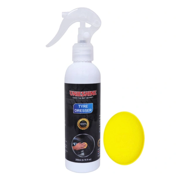 Tyre Polish 200ML with Applicator | Long-Lasting Glossy Shine | Protect & Restore Tyres