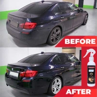 UNIESHINE Waterless Wash & Wax (200ML) With Microfiber Cloth - Cyan Aqua