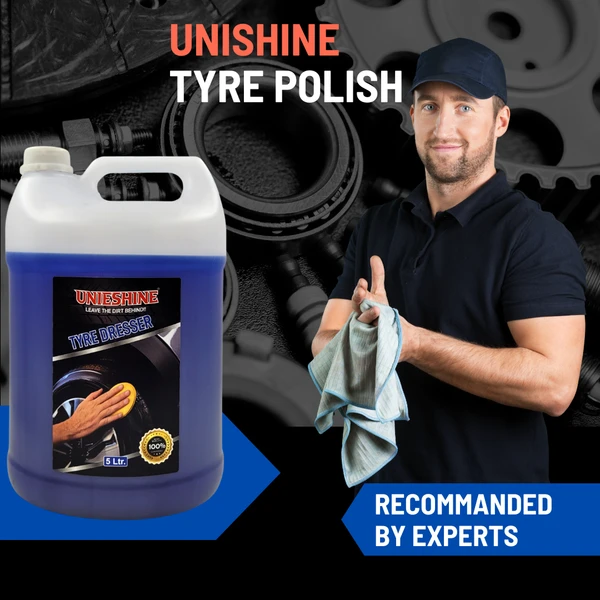 UNIESHINE  Premium Tyre Polish 5 Litre - Royal Blue