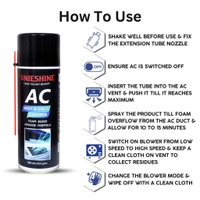 UNIESHINE AC Vent & Duct Cleaner (500ML) with Microfiber Cloth
