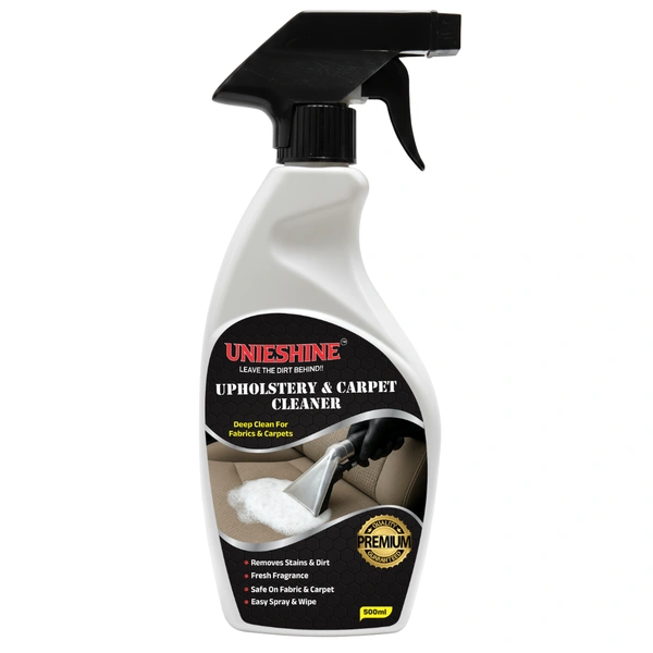 UNIESHINE Upholstery Carpet Cleaner 500ML Multipurpose Sofa Fabric Carpet Seat Spray Stain Odor Remover for Home Car Couch Office Chairs Mattresses Interiors