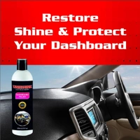 UNIESHINE Car Dashboard Dresser Polish 200ml Interior Polish for Car Bike Motorcycle Plastic Fibre Restorer UV Protection Anti Fading Crack Protection