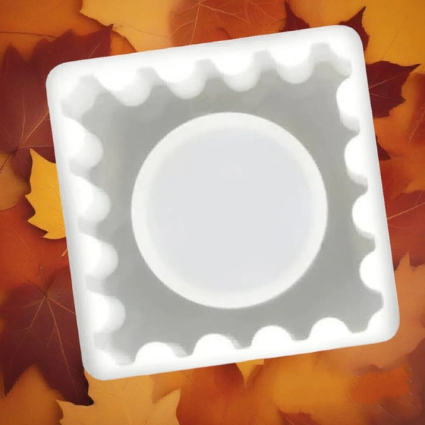 Silicon Mould Tealight Candle Holder Square Shape