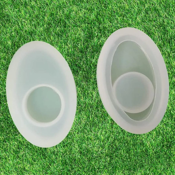 Silicon Mould Tealight Candle Holder Pebblel Shape