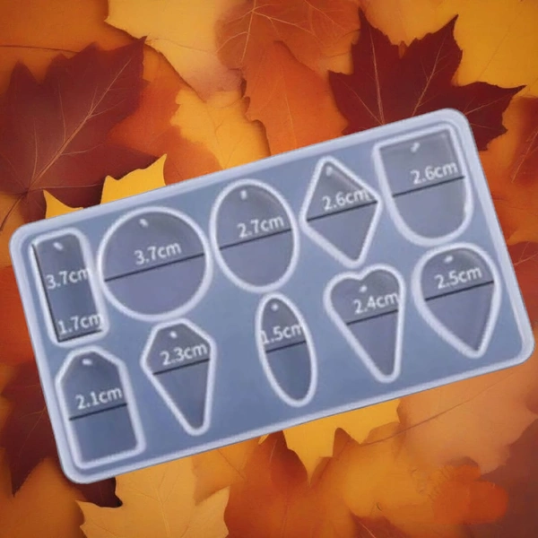 Silicon Mould Pendant 10 Cavity