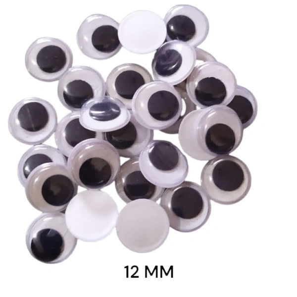Googly Eyes 12 MM (30 Pcs) 