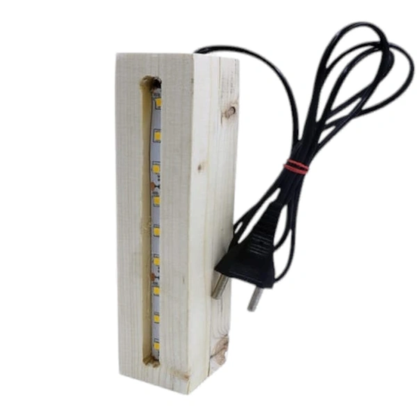 Pine Wood LED Stand 6 Inch