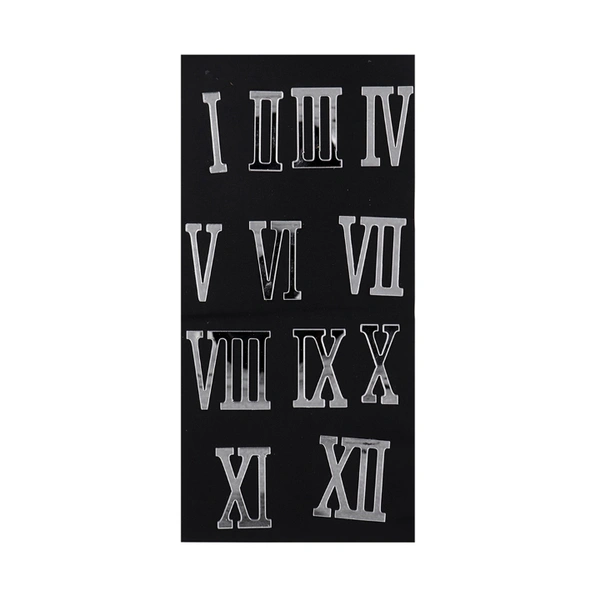 Acrylic Cutout Letter Roman Silver 1 Inch 