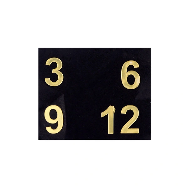 Acrylic Cutout Letter Number Golden 1 Inch 4 Pcs