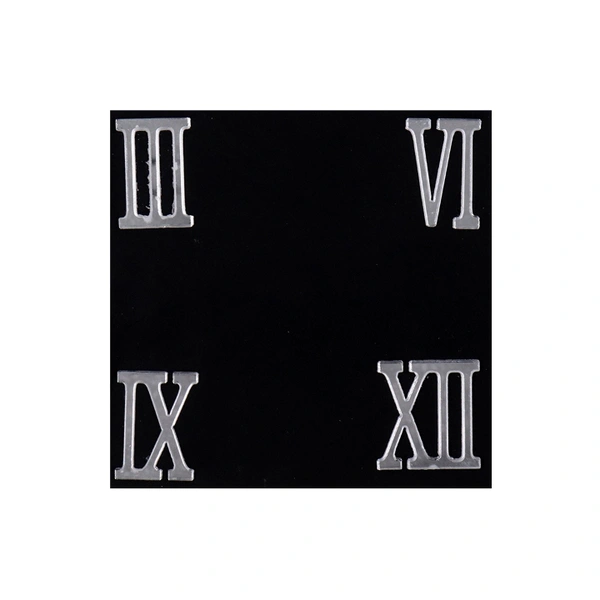 Acrylic Cutout Letter Roman Silver 1 Inch 4 Pcs