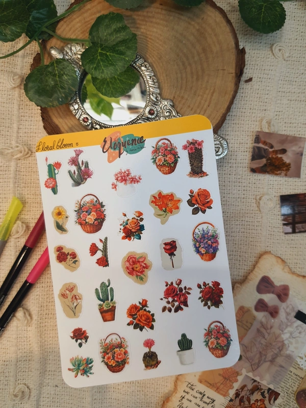 Floral Blooms Series - 6.5 X 4.5 Inches - Standard