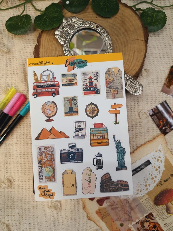 Around The Globe Series - 6.5 X 4.5 Inches - Standard