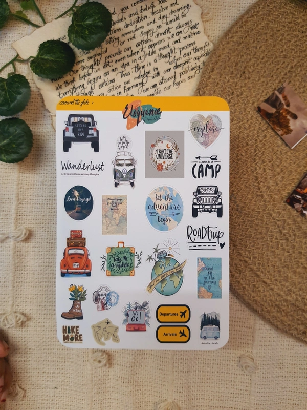 Explore & Express Sticker Sheet - 6.5 X 4.5 Inches - Standard