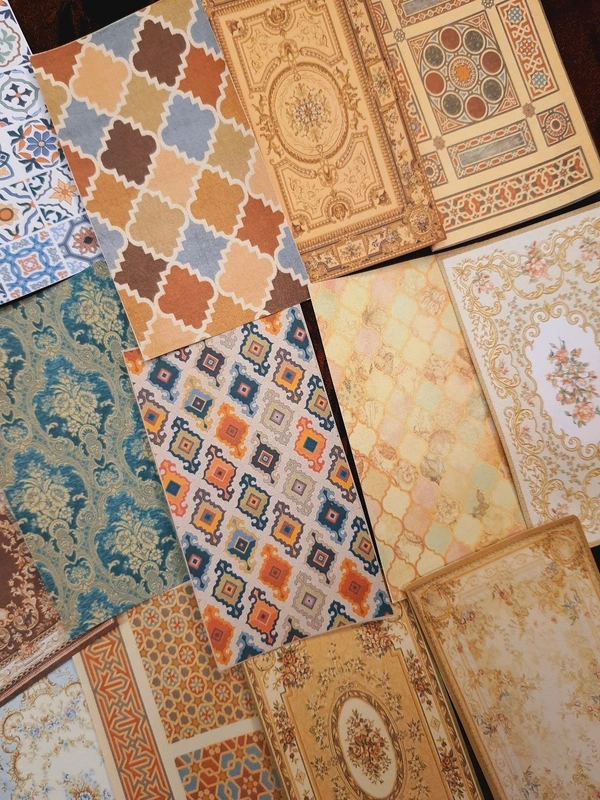 Arabic Pattern Papers - 4 X 2.3 Inches
