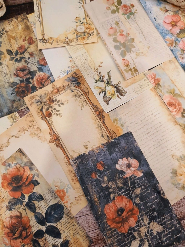 Vintage Papers - 3 x 5 Inches