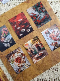 Red Aesthetic Photo Stickers - 4.5cm X 3.5cm