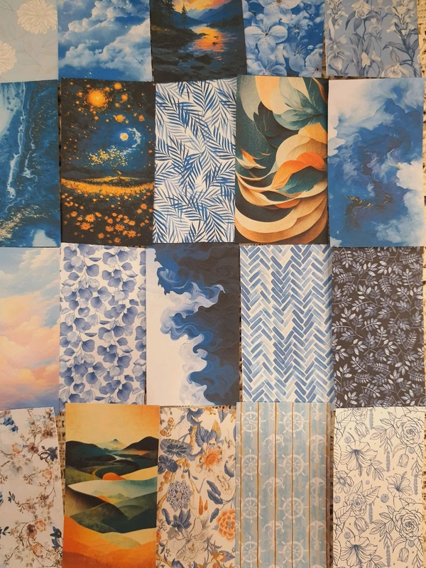 Blue Paper Pack - 4 X 2.3 Inches
