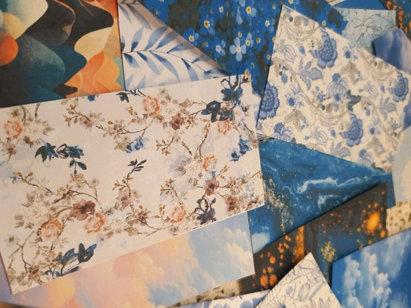 Blue Paper Pack - 4 X 2.3 Inches