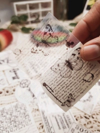 Retro Ink Ensemble Stickers - Clear